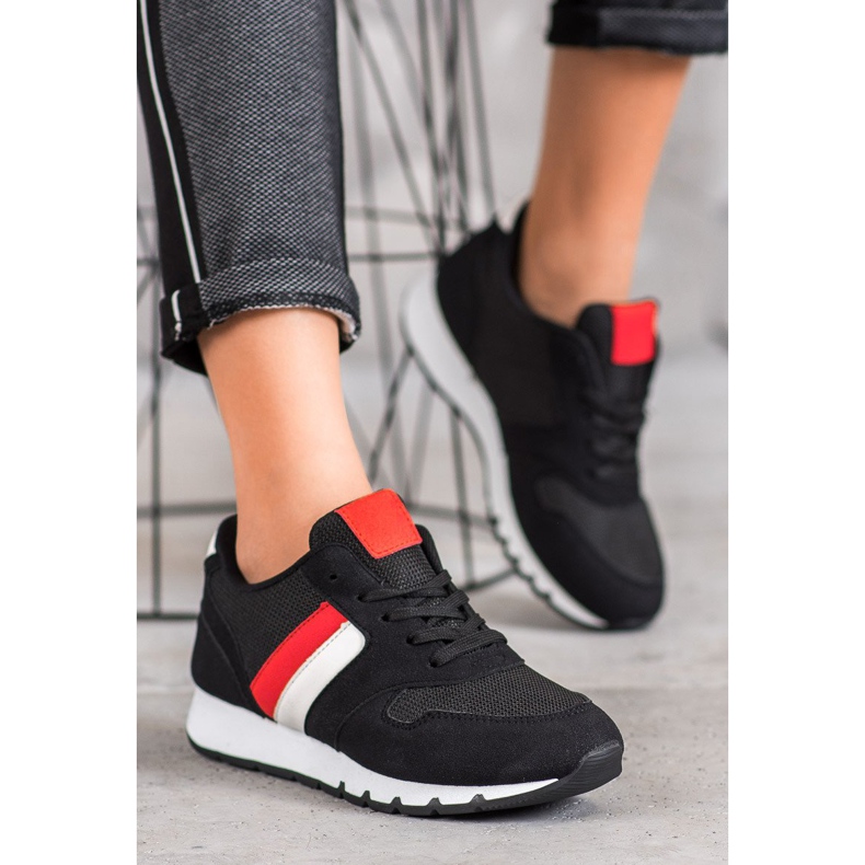 SHELOVET Chaussures de sport classiques noir multicolore 1