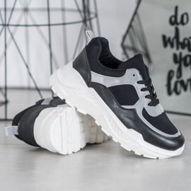 SHELOVET Baskets noires classiques 1