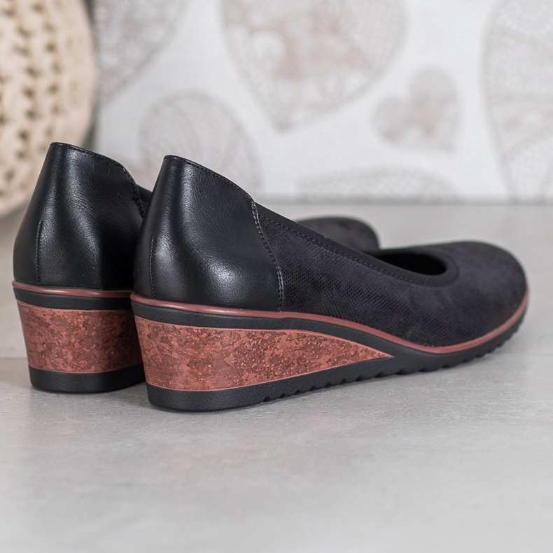 Ballerines élégantes VINCEZA le noir 2