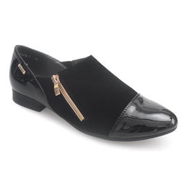 Chaussures Classiques Avec Fermeture À Glissière 2060A Noir le noir 1