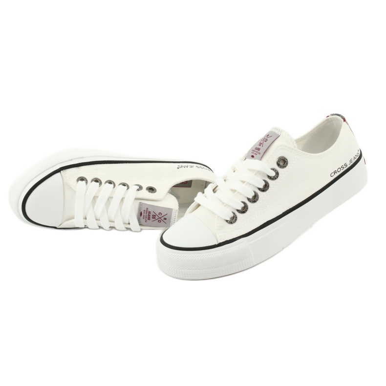 Cross Jeans Classic Sneakers Biaded White FF2R4010C blanche 5 Cross Jeans Classic Sneakers Biaded White FF2R4010C blanche 5