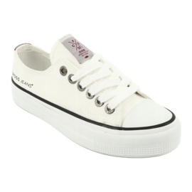 Cross Jeans Classic Sneakers Biaded White FF2R4010C blanc 1