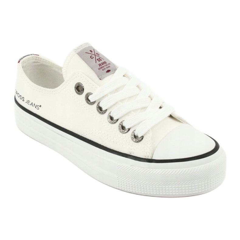 Cross Jeans Classic Sneakers Biaded White FF2R4010C blanc 1