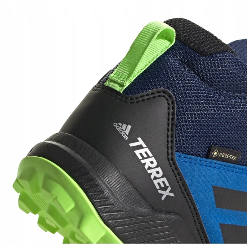 Chaussures Adidas Terrex Mid Gtx Jr EF2248 bleu marine bleu multicolore 2