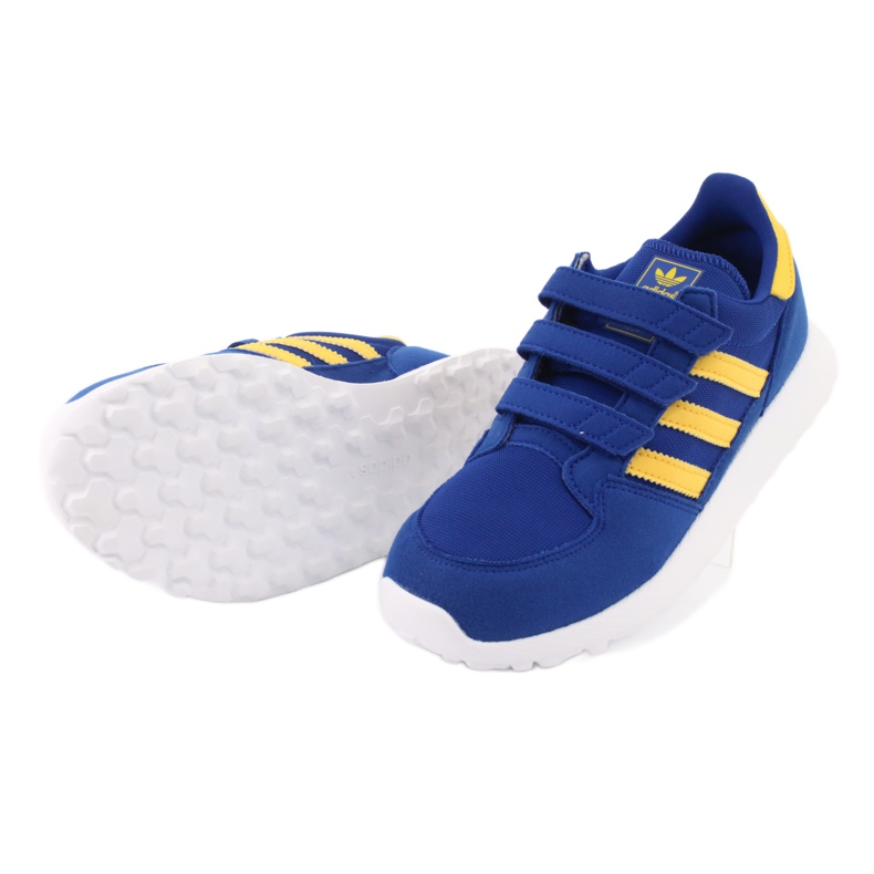 Adidas Originals Forest Grove Cf Jr CG6804 bleu jaune 4