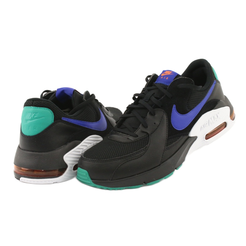 Chaussure Nike Air Max Excee M CD4165-002 noir bleu vert 4