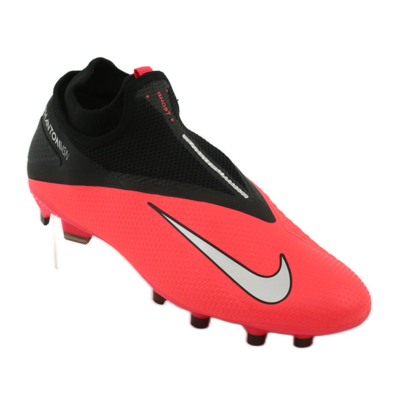 Nike Phantom Vsn 2 Pro Df Fg M CD4162-606 chaussures de football rouge 1