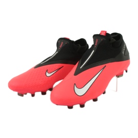 Nike Phantom Vsn 2 Pro Df Fg M CD4162-606 chaussures de football rouge 3