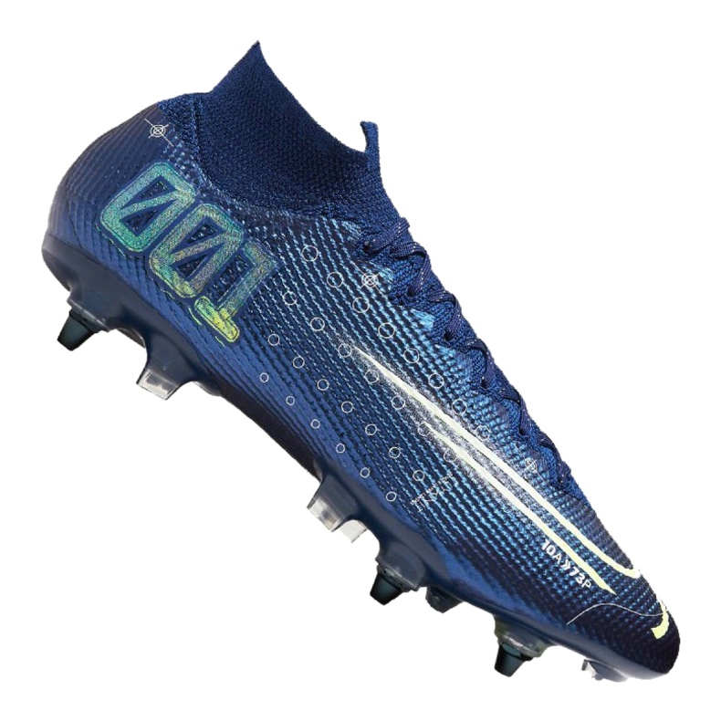 Nike Superfly 7 Elite Mds SG-Pro Ac M CK0013-401 chaussures de football bleu 6