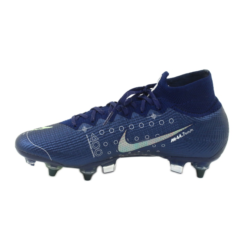 Nike Superfly 7 Elite Mds SG-Pro Ac M CK0013-401 chaussures de football bleu 2