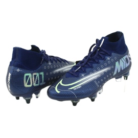 Nike Superfly 7 Elite Mds SG-Pro Ac M CK0013-401 chaussures de football bleu 4