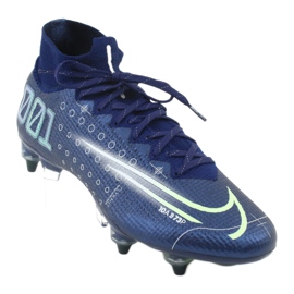 Nike Superfly 7 Elite Mds SG-Pro Ac M CK0013-401 chaussures de football bleu 1