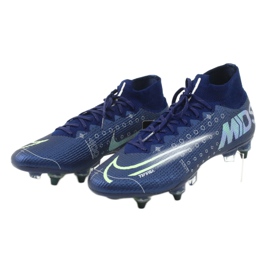 Nike Superfly 7 Elite Mds SG-Pro Ac M CK0013-401 chaussures de football bleu 3