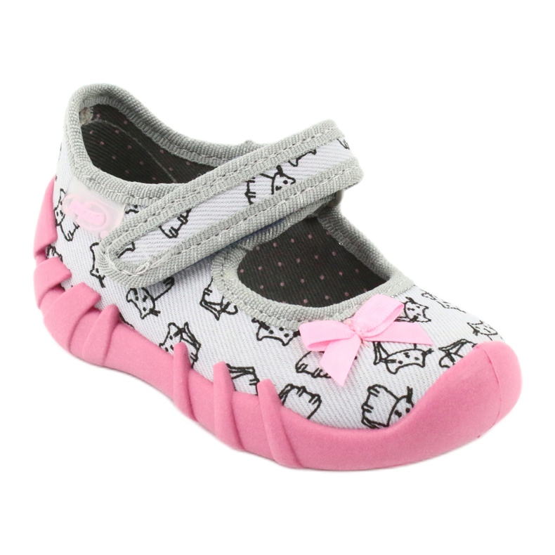 Chaussures enfant Befado 109P198 rose gris 1