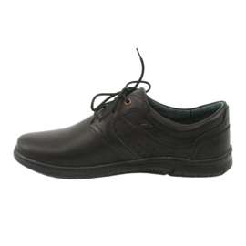 Riko 870 Chaussures pour hommes en cuir confortable noir 2 Riko 870 Chaussures pour hommes en cuir confortable noir 2