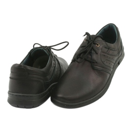 Riko 870 Chaussures pour hommes en cuir confortable noir 4 Riko 870 Chaussures pour hommes en cuir confortable noir 4
