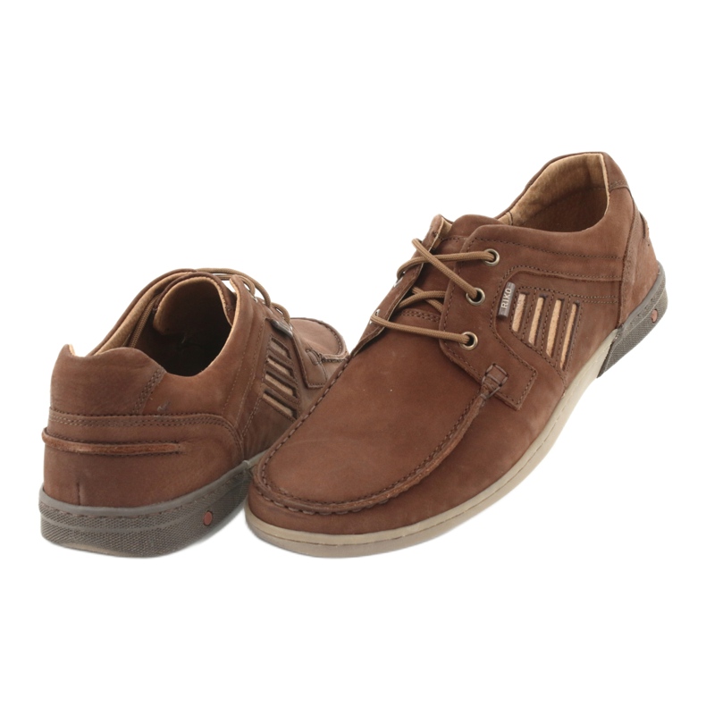 Riko 908 Chaussures de sport pour hommes marron brun 4