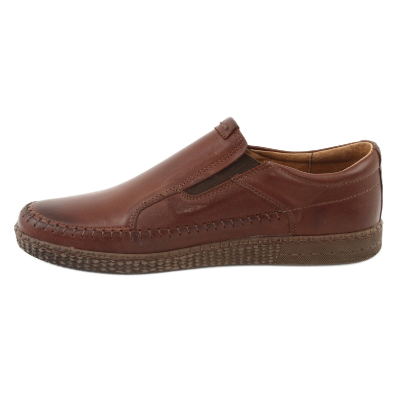 Riko Mocassins en cuir masculin 913 marron brun 2