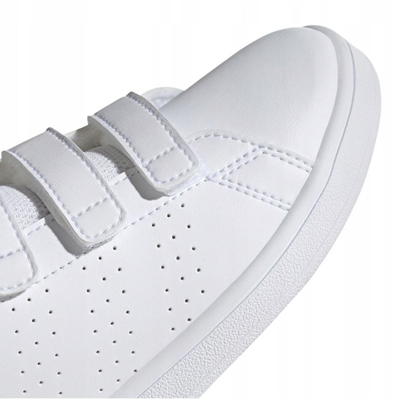 Chaussures Adidas Advantage C Jr EF0221 blanc 1