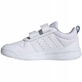 Chaussures Adidas Tensaur C Jr EF1096 blanc bleu 2