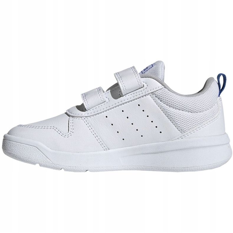 Chaussures Adidas Tensaur C Jr EF1096 blanche bleu 2 Chaussures Adidas Tensaur C Jr EF1096 blanche bleu 2