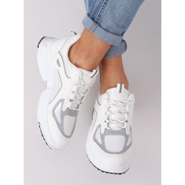 Chaussures de sport blanches BO-557 WHITE-H 2