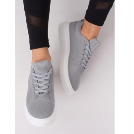 Baskets grises femme grises LV82P Gris 2