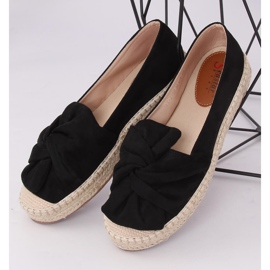 Espadrilles noires pour femmes LL-219P Noir 1
