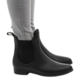 Bottes courtes en caoutchouc noires YJ-13 le noir 2