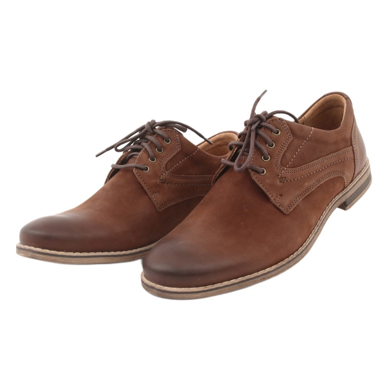 Chaussures basses pour hommes Riko 831 brun 3