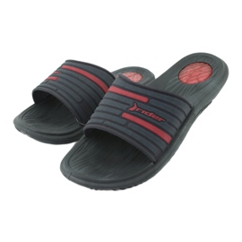 Chaussons de piscine homme Rider 82735 marine / rouge bleu marin 2