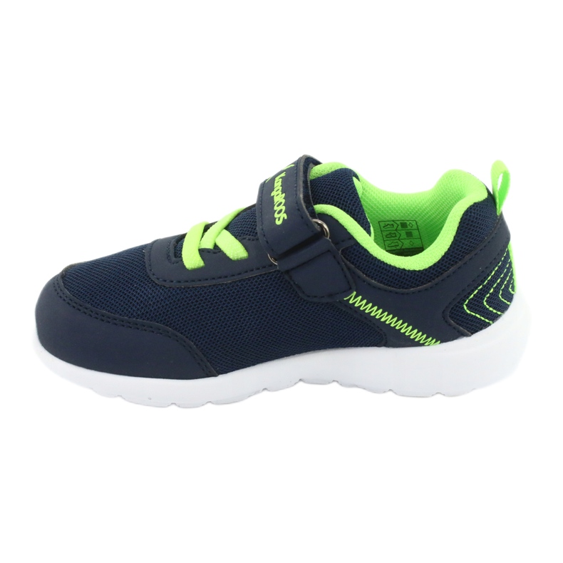 KangaRoos Chaussures de sport pour enfants 02050 bleu marine / vert 2 KangaRoos Chaussures de sport pour enfants 02050 bleu marine / vert 2