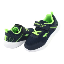KangaRoos Chaussures de sport pour enfants 02050 bleu marine / vert 4 KangaRoos Chaussures de sport pour enfants 02050 bleu marine / vert 4