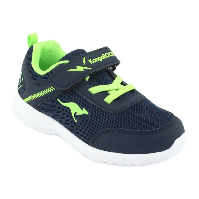 KangaRoos Chaussures de sport pour enfants 02050 bleu marine / vert 1 KangaRoos Chaussures de sport pour enfants 02050 bleu marine / vert 1