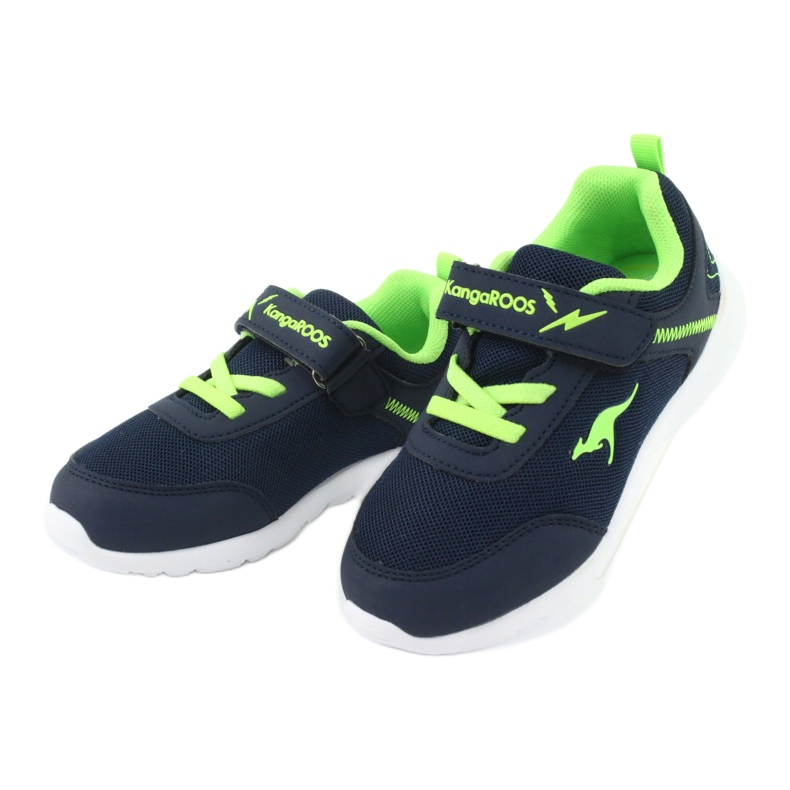 KangaRoos Chaussures de sport pour enfants 02050 bleu marine / vert 3 KangaRoos Chaussures de sport pour enfants 02050 bleu marine / vert 3