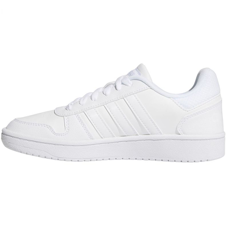 Chaussures Adidas Hoops 2.0 K Jr F35891 blanche 2