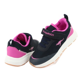 Kangaroos18507 Navy / Pink Sports Chaussures pour enfants bleu 4