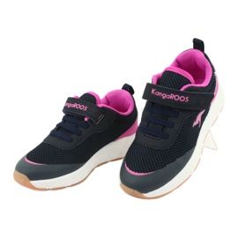 Kangaroos18507 Navy / Pink Sports Chaussures pour enfants bleu 3