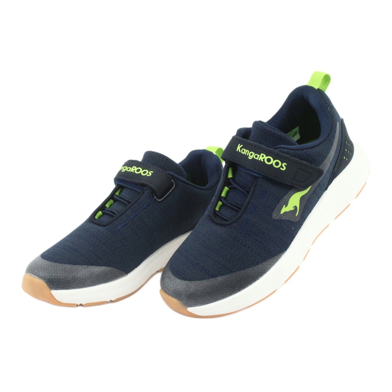 Kangaroos 18508 Navy / Green Sports Chaussures bleu 3