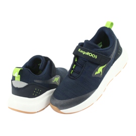 Kangaroos 18508 Navy / Green Sports Chaussures bleu 4