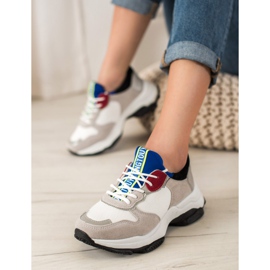 SHELOVET Baskets à la mode multicolore 1