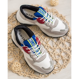 SHELOVET Baskets à la mode multicolore 3