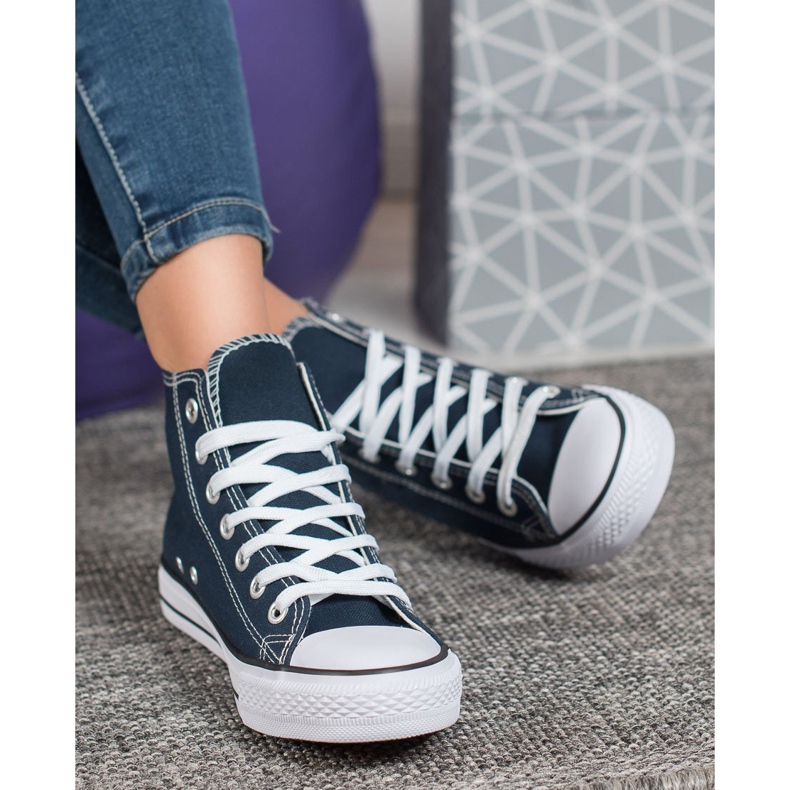 Super Me Baskets montantes bleu 1