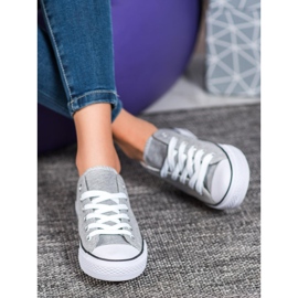 SDS Baskets en textile gris 2