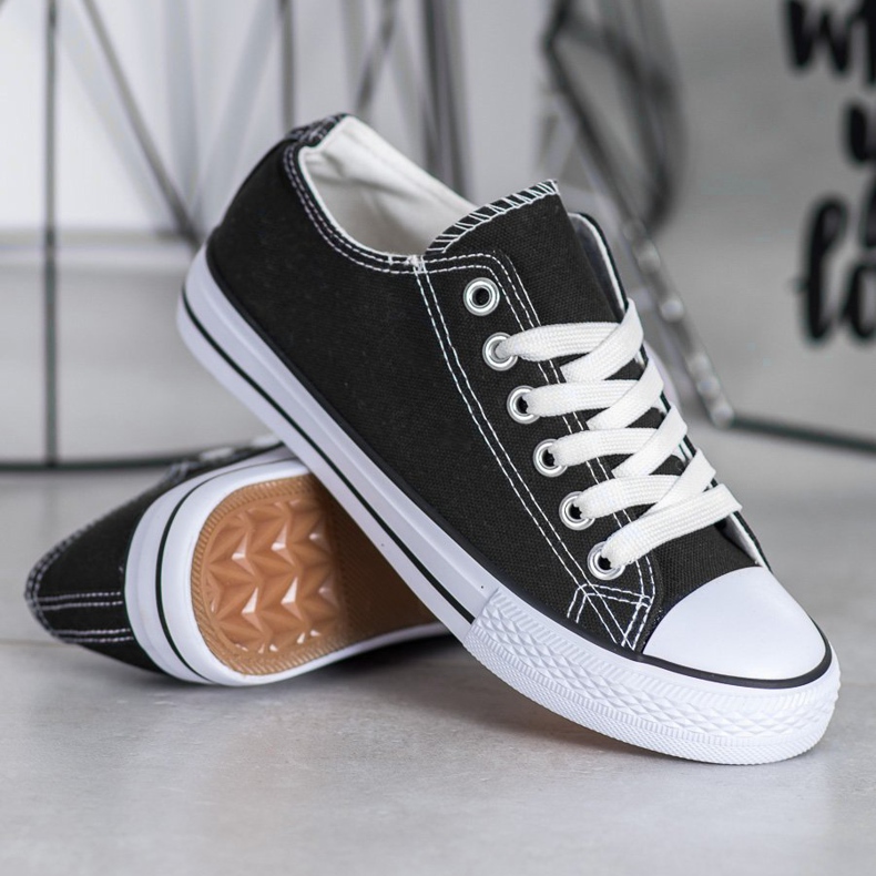 SDS Baskets en textile le noir 1