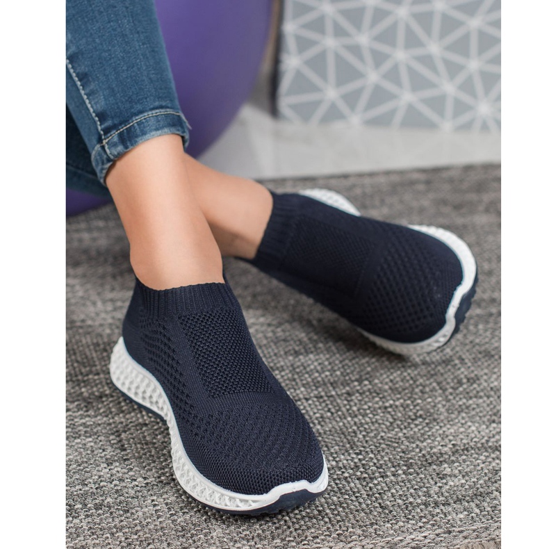 Goodin Chaussures de sport ajourées bleu 2 Goodin Chaussures de sport ajourées bleu 2