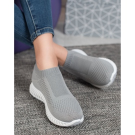 Goodin Chaussures de sport ajourées gris 1 Goodin Chaussures de sport ajourées gris 1