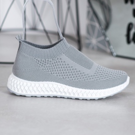 Goodin Chaussures de sport ajourées gris 2 Goodin Chaussures de sport ajourées gris 2