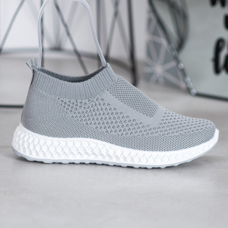 Goodin Chaussures de sport ajourées gris 2 Goodin Chaussures de sport ajourées gris 2