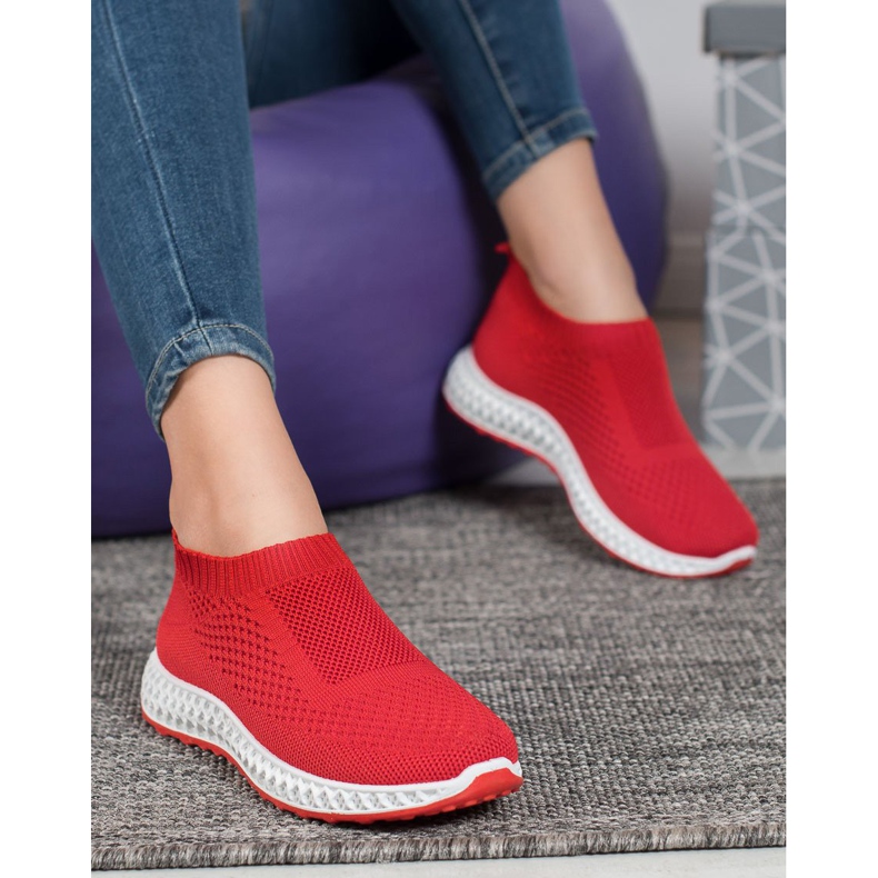 Goodin Chaussures de sport ajourées rouge 1
